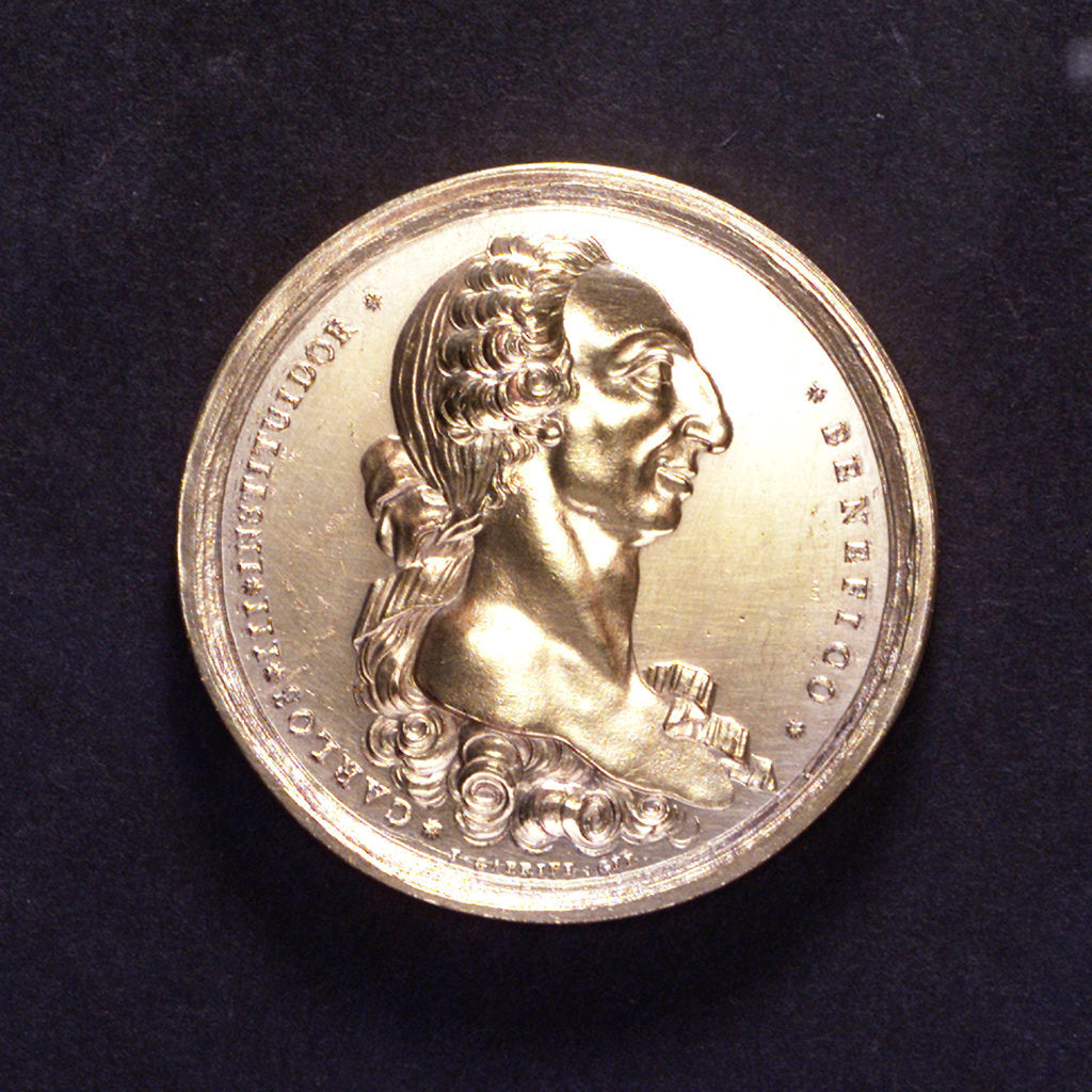 Detail of Medal commemorating commerce with the Philippines; obverse by J.C. Gil