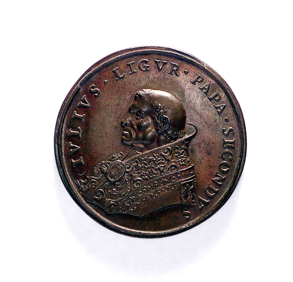 Detail of Medal commemorating Civitavecchia fortified; obverse by unknown