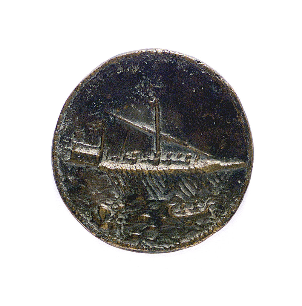 Detail of Medal commemorating  Admiral Andrea Doria (1468-1560); reverse by L. Leoni