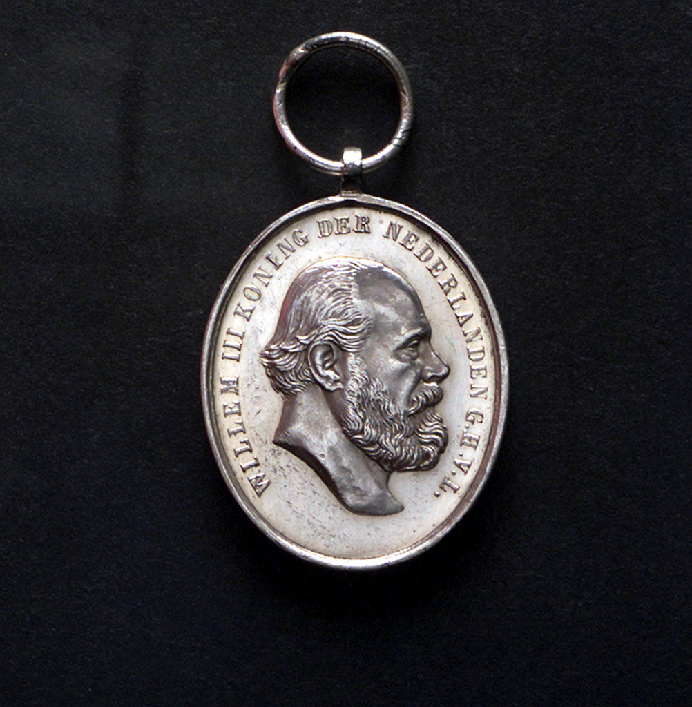 Detail of Medal commemorating the Dutch long service; obverse by unknown