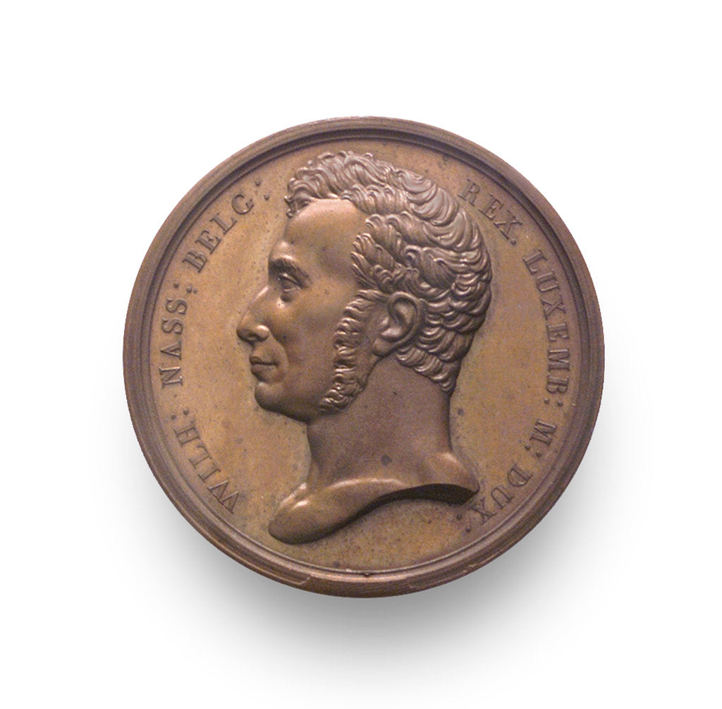 Detail of Medal commemorating the expedition to Palembang, 1821; obverse by A.F. Michaut