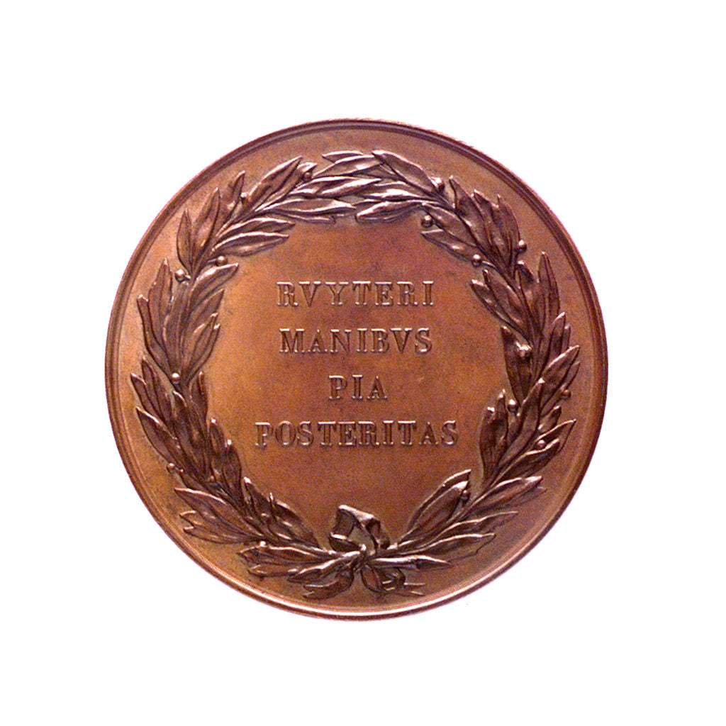 Detail of Medal commemorating Admiral de Ruyter; reverse by D. van der Kellen Junior