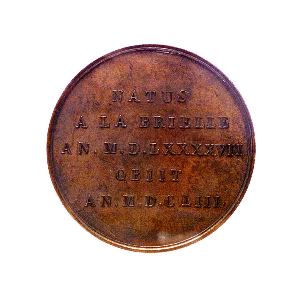 Detail of Medal commemorating  Admiral Maarten Harpertszoon van Tromp (1597-1653); reverse by J.H. Simon