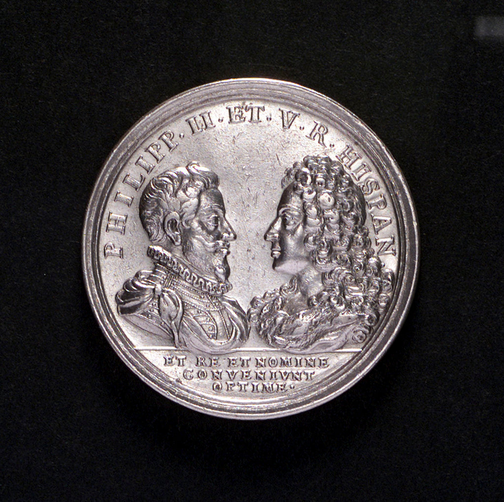 Detail of Medal commemorating the Battle of Cape Passaro and the Spanish Armada compared; obverse by G.W. Vestner