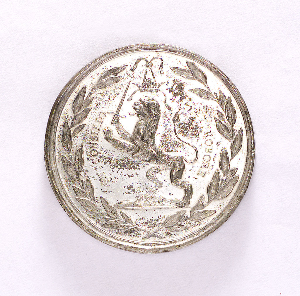 Detail of Medal commemorating Admiral Golovin; reverse by unknown