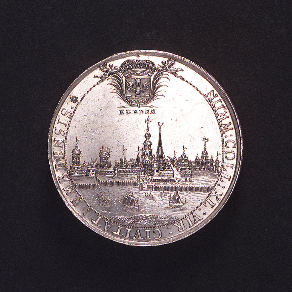 Detail of Medal commemorating the Emden College of Medallists; obverse by E. Brabandt