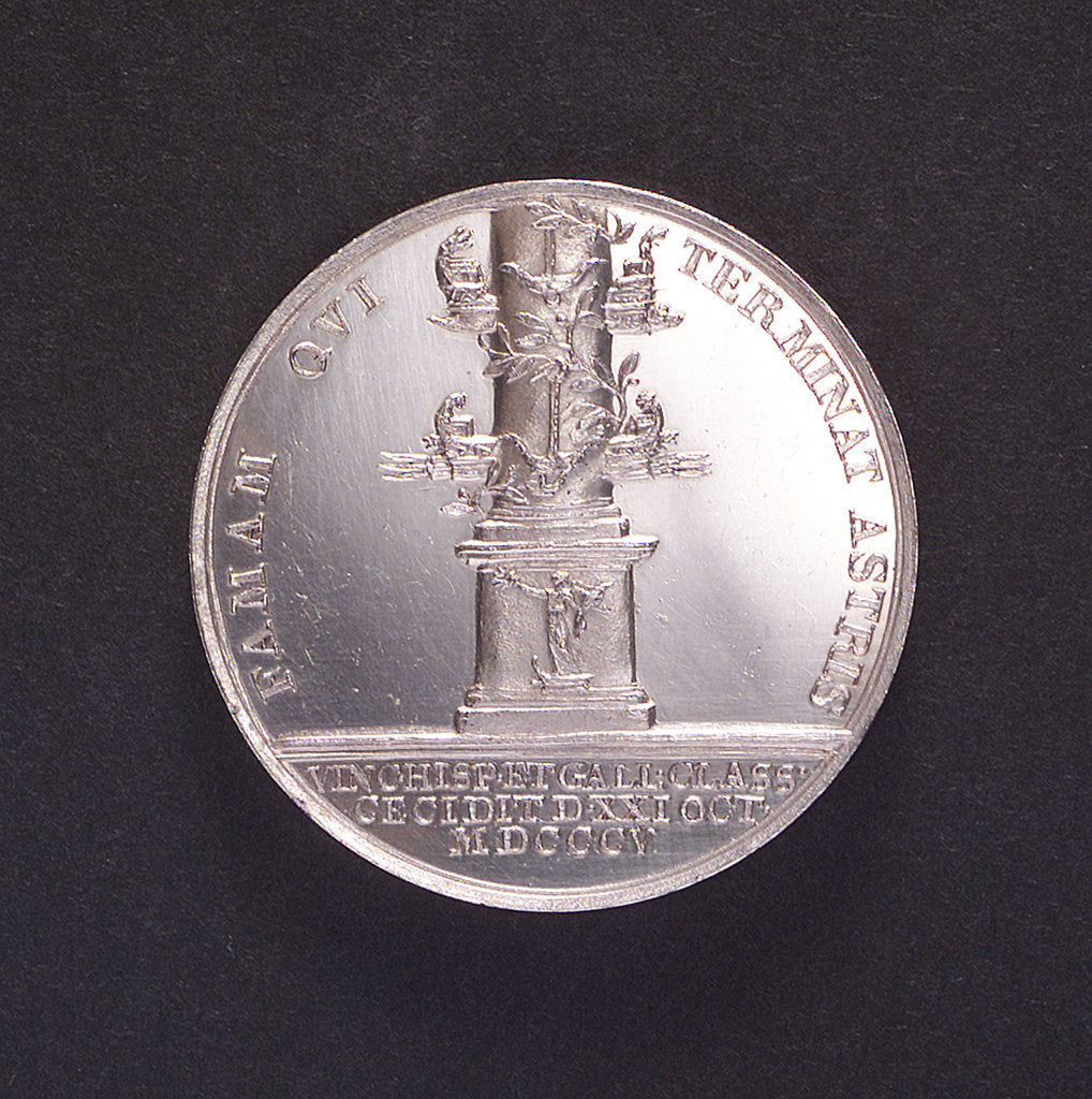 Detail of Medal commemorating Admiral Lord Nelson; reverse by Abramson