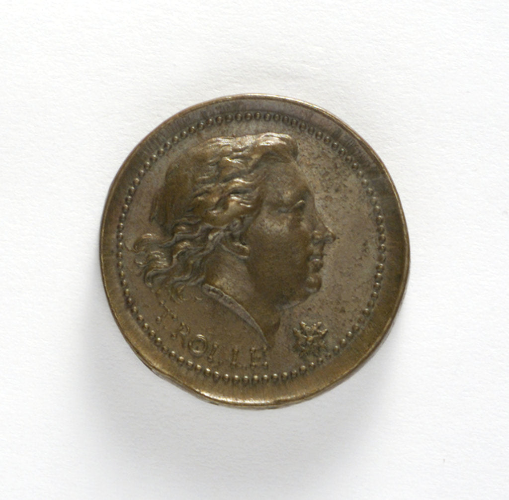 Detail of Medal commemorating Admiral Henrik af Trolle; obverse by C.G. Fehrman