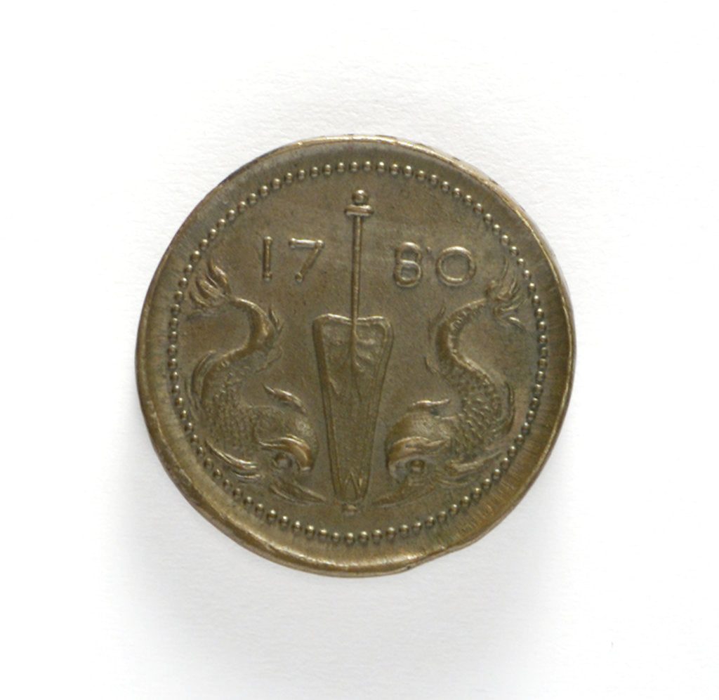 Detail of Medal commemorating Admiral Henrik af Trolle; reverse by C.G. Fehrman