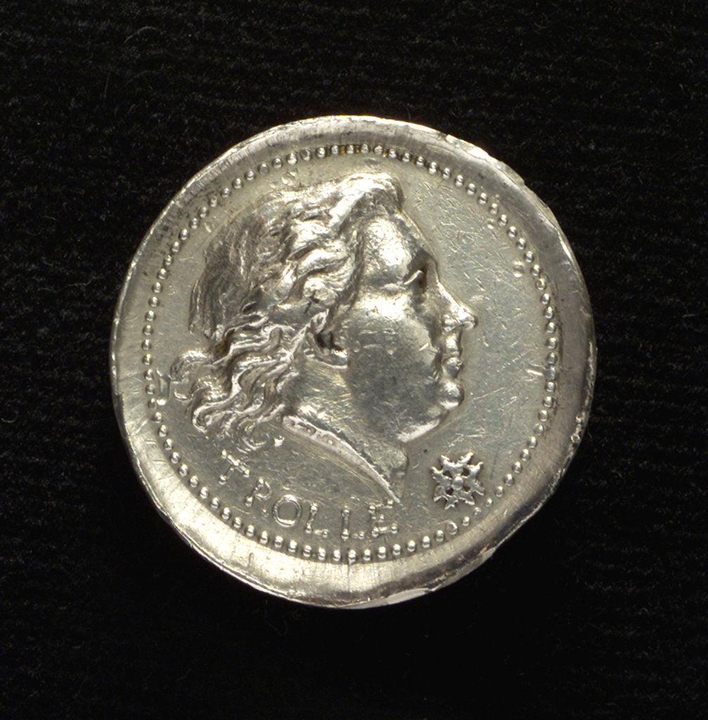 Detail of Medal commemorating Admiral Henrik af Trolle (1730-1784); obverse by C.G. Fehrman