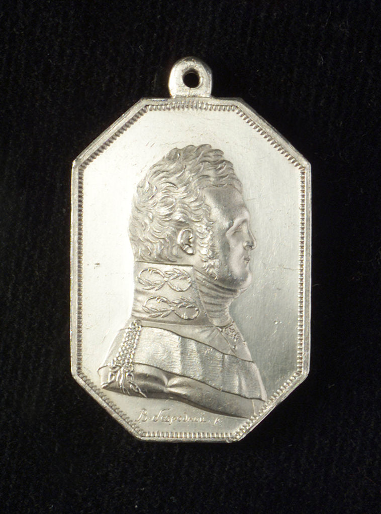 Detail of Naval Reward medal commemorating the voyage of the 'Nadezhda', 1803-1806; obverse by B. Begrodnoy; C. Leberecht