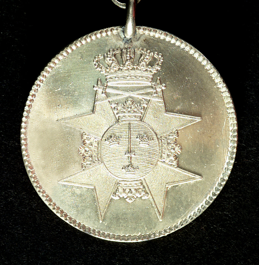 Detail of Naval reward medal; obverse by unknown