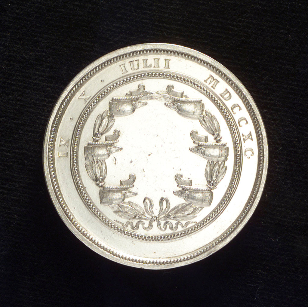 Detail of Medal commemorating the Battle of Svensksund, 1790; reverse by C.G. Fehrman