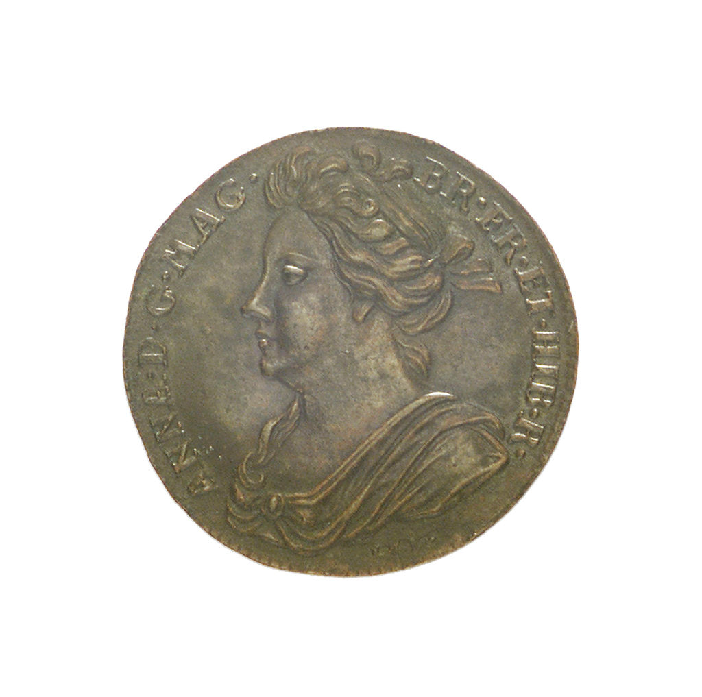 Detail of Counter commemorating the Expedition to Vigo Bay, 1702; obverse by J.G. Lauffer