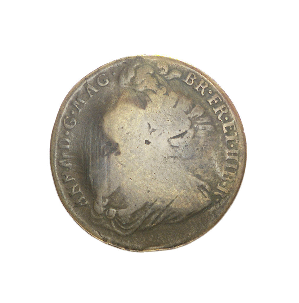 Detail of Counter commemorating the Expedition to Vigo Bay, 1702; obverse by J.G. Lauffer