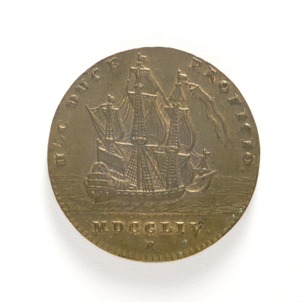 Detail of Counter commemorating Charles Alexander Duke of Lothaire and Barri, Governor of Belgium; reverse by R.