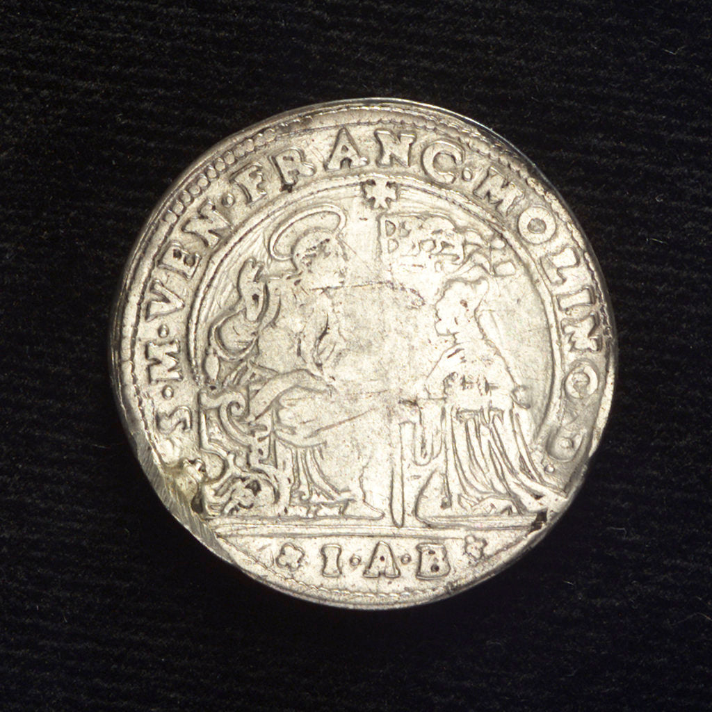 Detail of Counter commemorating the blockade of the Dardanelles, 1646; obverse by I.A. Batagia