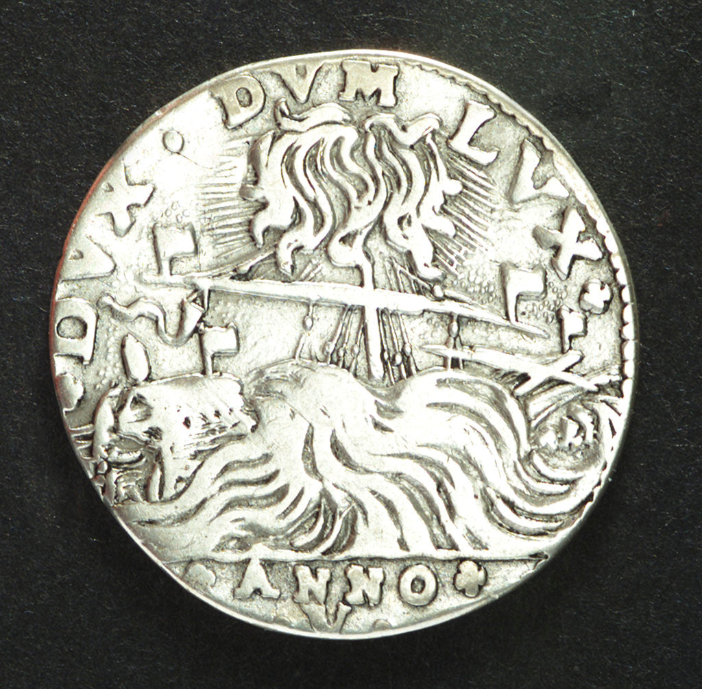 Detail of Counter commemorating the naval events in the Levant, 1647; reverse by Benetto Corner