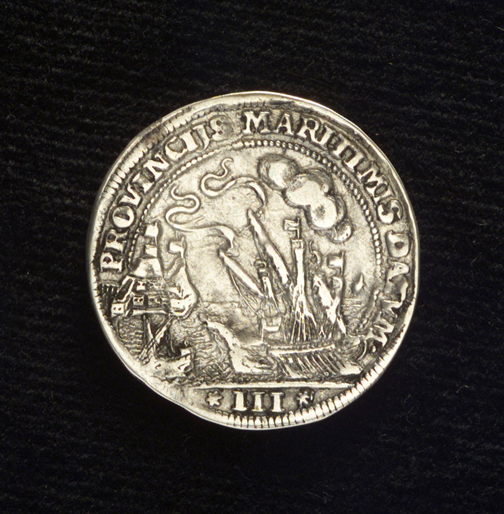 Detail of Counter commemorating galleys built for the provinces; reverse by unknown