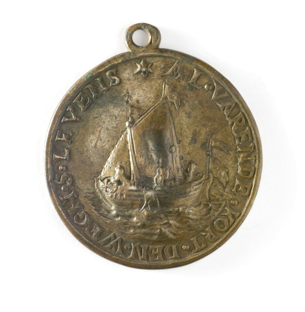 Detail of Badge of the Boatmen's Guild of the City of Hertogenbosch; obverse by unknown
