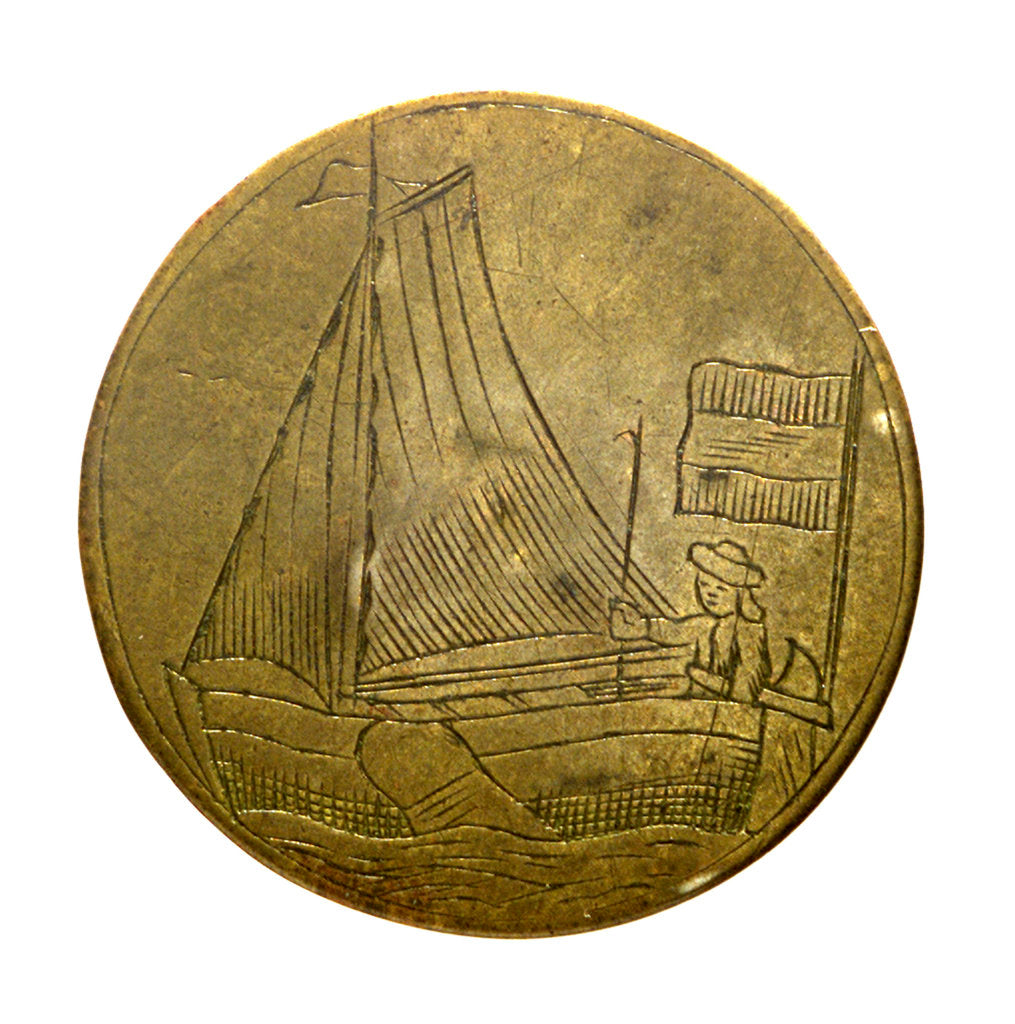 Detail of Badge of the Boatmen's Guild of Amsterdam; obverse by unknown
