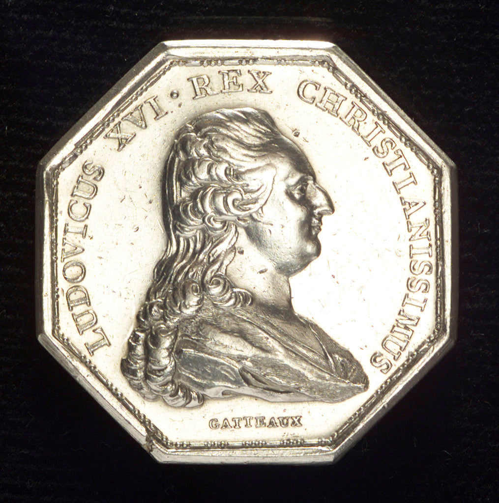 Detail of Medal commemorating the establishment of a lazaretto at Marseilles, 1775; obverse by N.M. Gatteaux