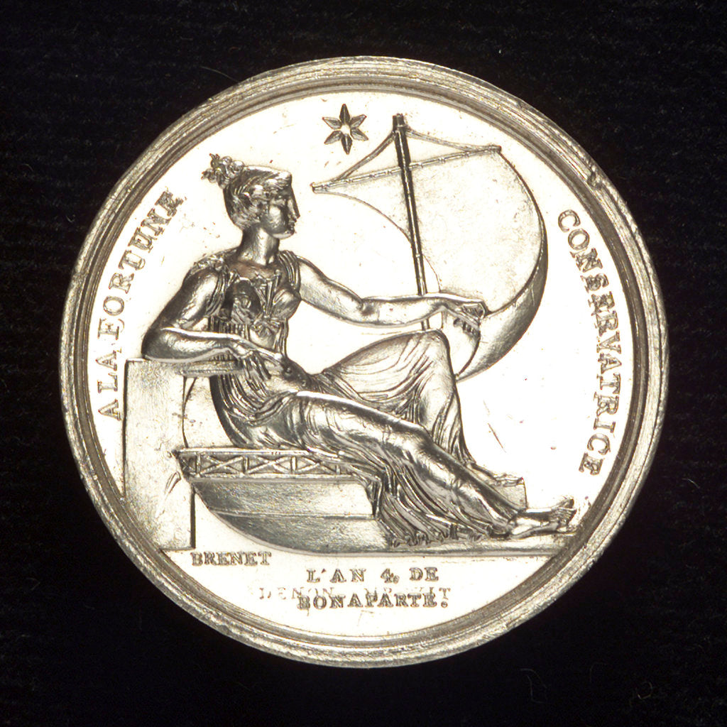 Detail of Medal commemorating the projected invasion of England, 1804; reverse by N. G. Brenet