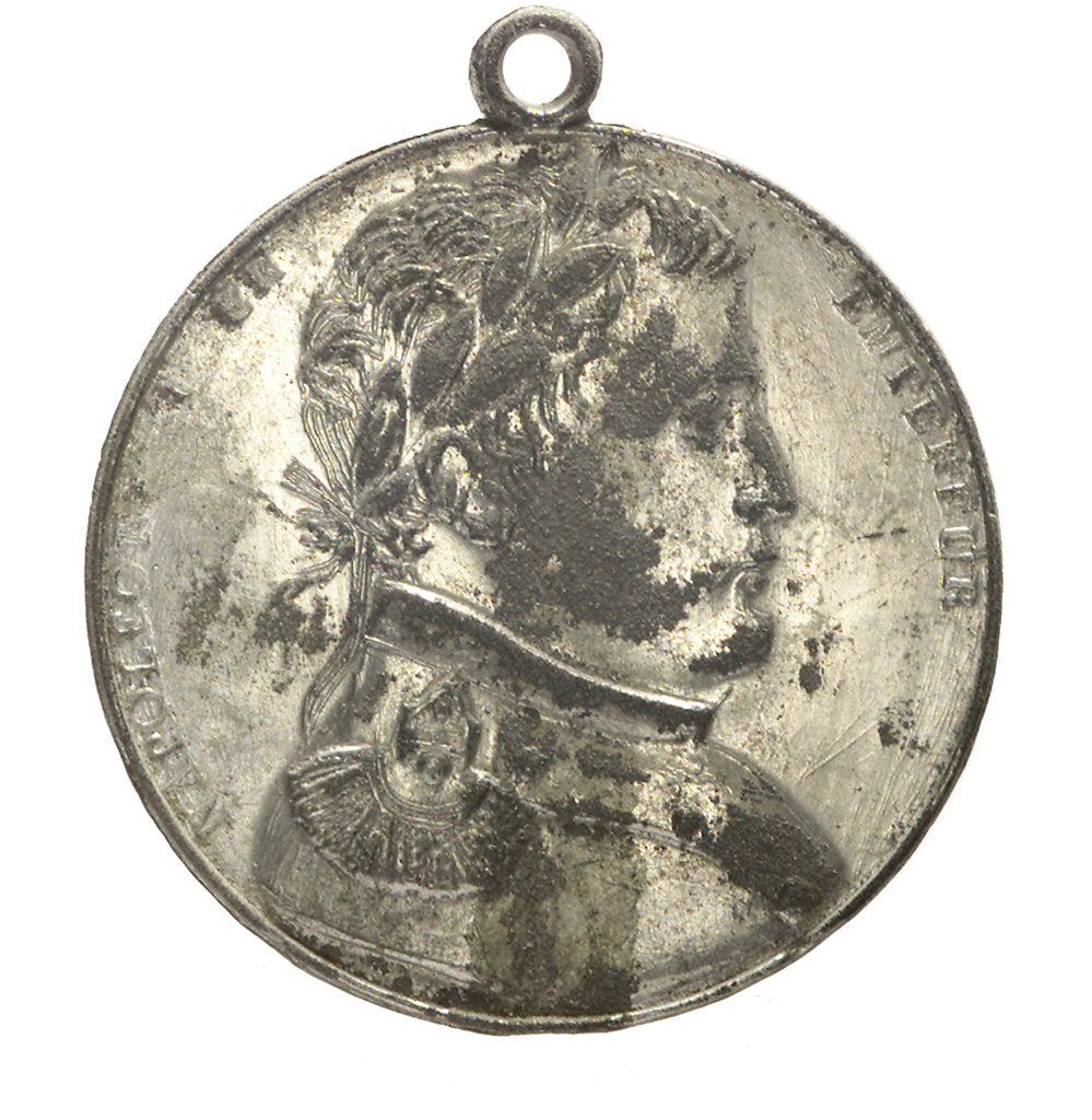 Detail of Medal commemorating Napoleon Bonaparte (1769-1821) sailing from Elba, 1815; obverse by unknown