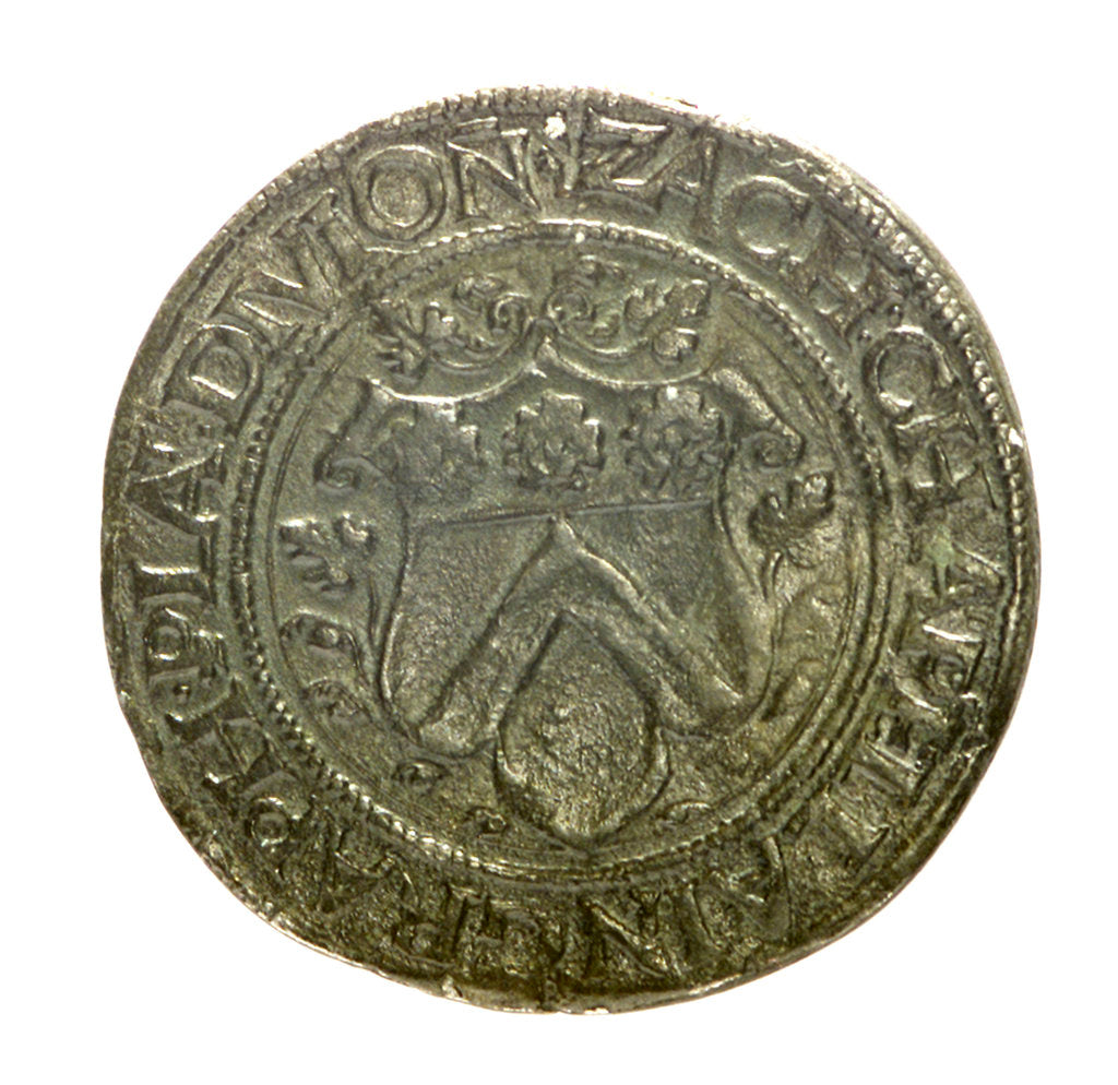 Detail of Counter commemorating Admiral Philippe Chabot, Comte de Charny (died 1543); reverse by unknown