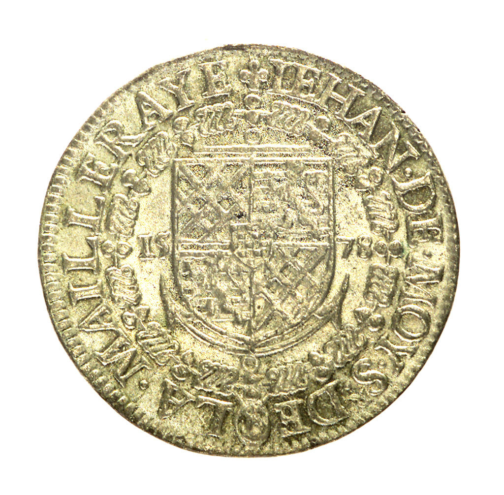 Detail of Counter commemorating Vice-Admiral de la Meilleraye, (died 1589); obverse by unknown
