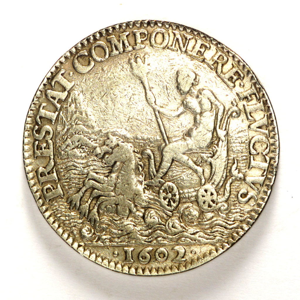 Detail of Counter commemorating Six Galleys built; reverse by unknown