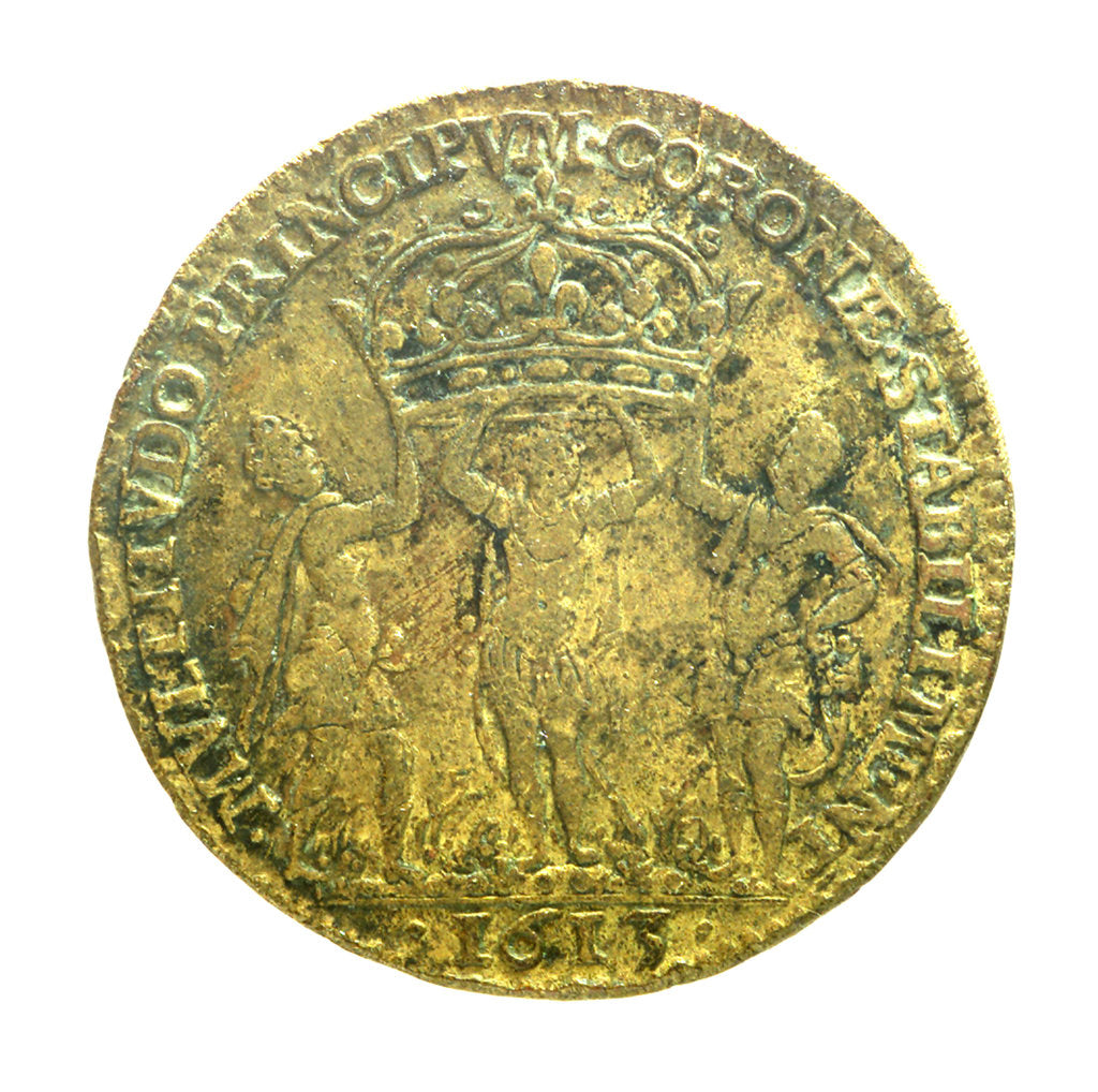 Detail of Counter commemorating Admiral Charles de Lorraine, 4th Duc de Guise (1571-1640); reverse by unknown