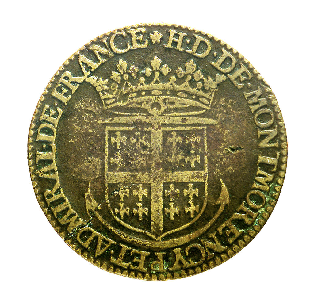 Detail of Counter commemorating Henri, Duc de Montmorency et Damville (1595-1632); obverse by unknown
