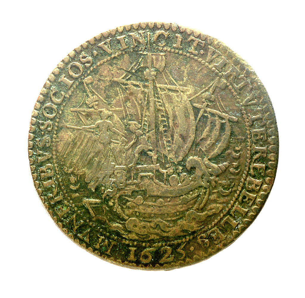 Detail of Counter commemorating Henri, Duc de Montmorency et Damville (1595-1632) and the Dutch command; reverse by unknown
