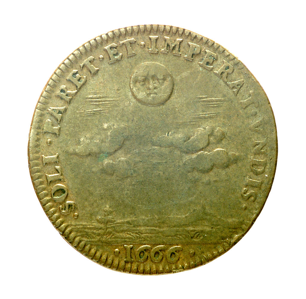 Detail of Counter commemorating Admiral César, Duc de Vendôme (1594-1665) by unknown