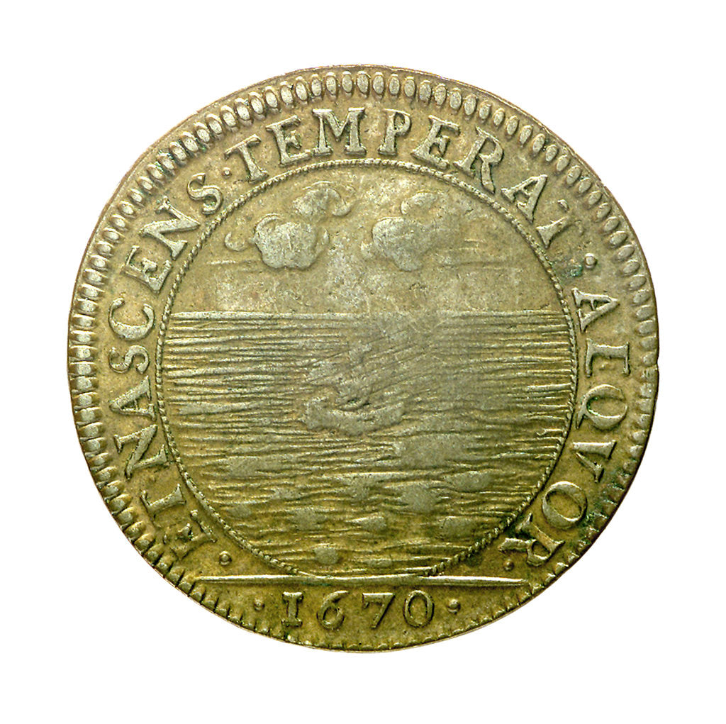 Detail of Counter depicting Admiral Louis de Bourbon, Comte de Vermandois (1667-1683)  in childhood; reverse by unknown