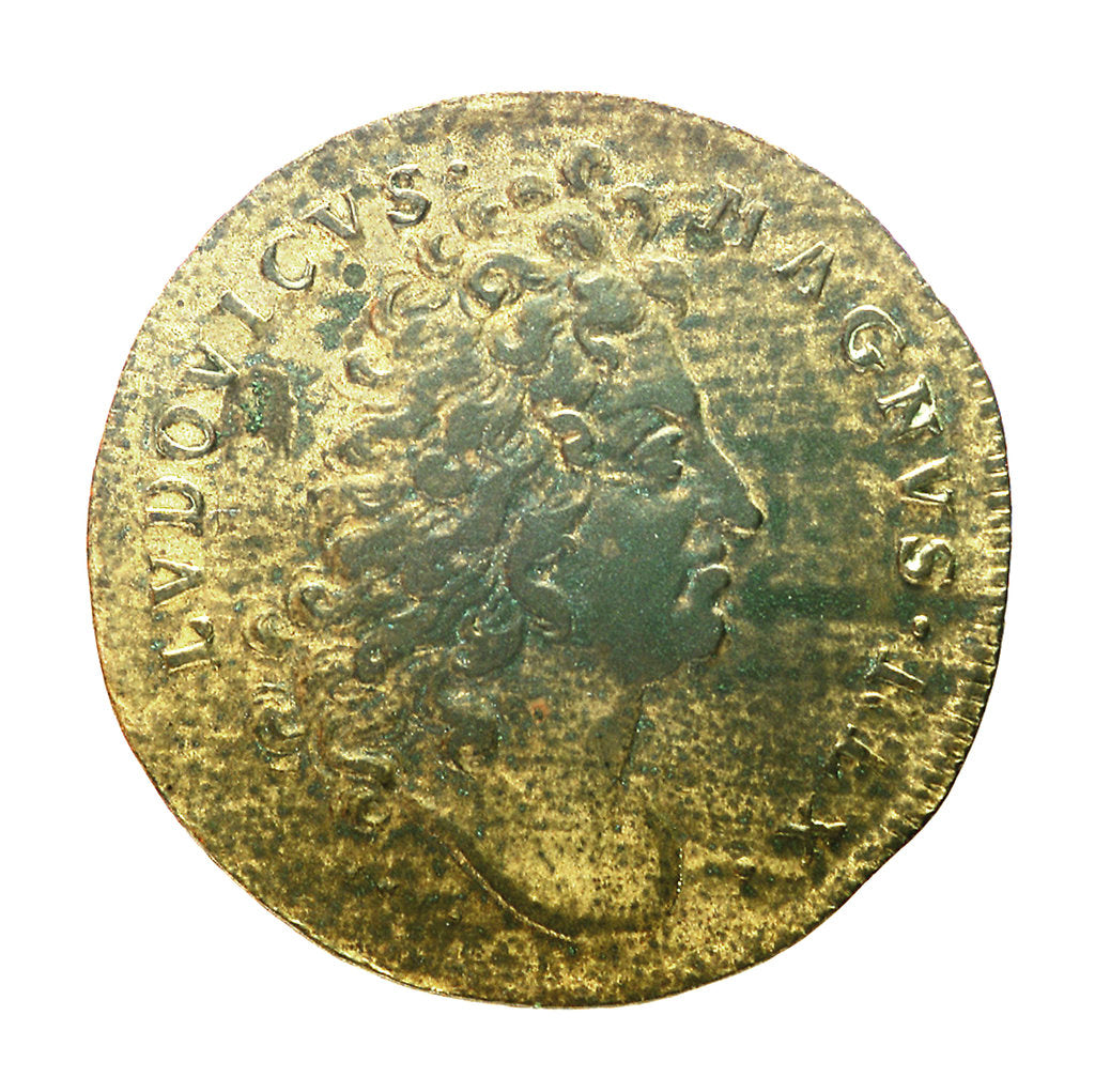 Detail of Counter commemorating the capture of Tobago, 1677; obverse by L.G.I.