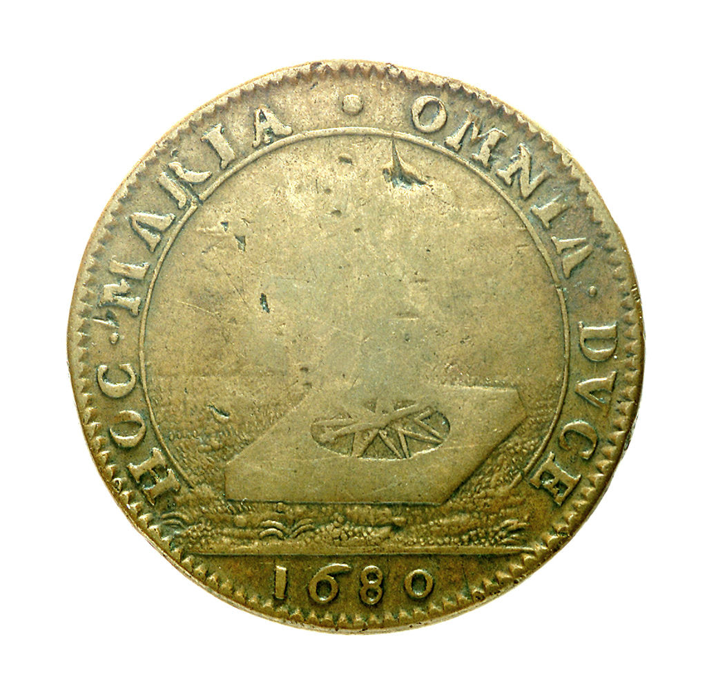 Detail of Counter commemorating the reform of longitude; reverse by unknown