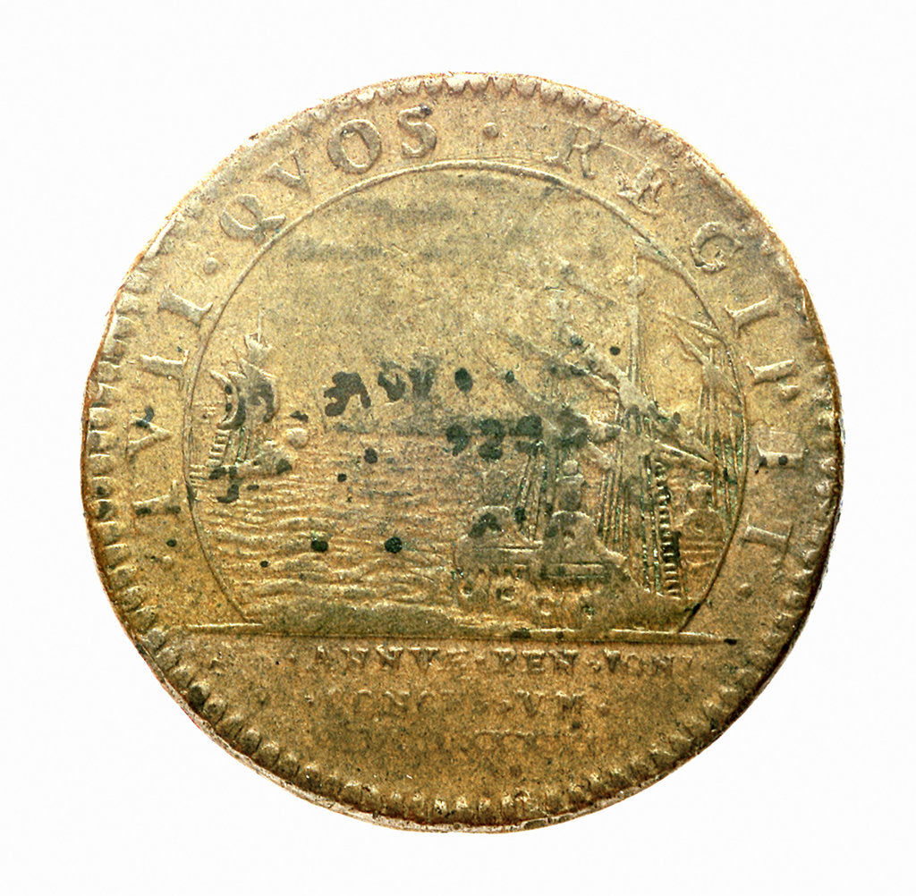 Detail of Counter for Marine pensions; reverse by unknown