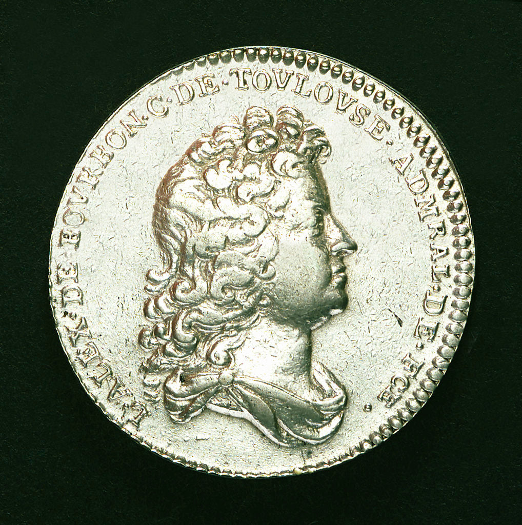 Detail of Counter commemorating the victory over the Dutch; obverse by unknown