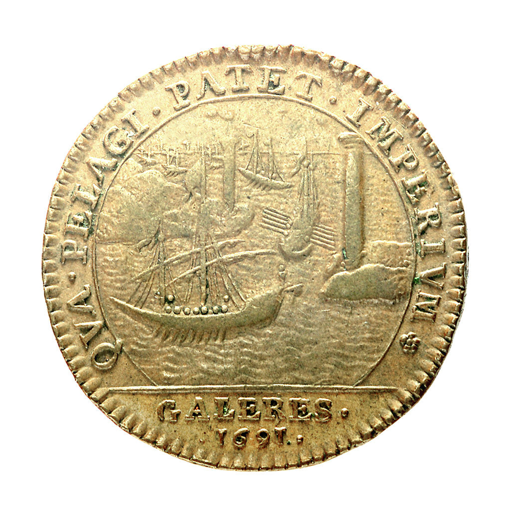 Detail of Counter commemorating fighting in the Levant; reverse by J. Nilis