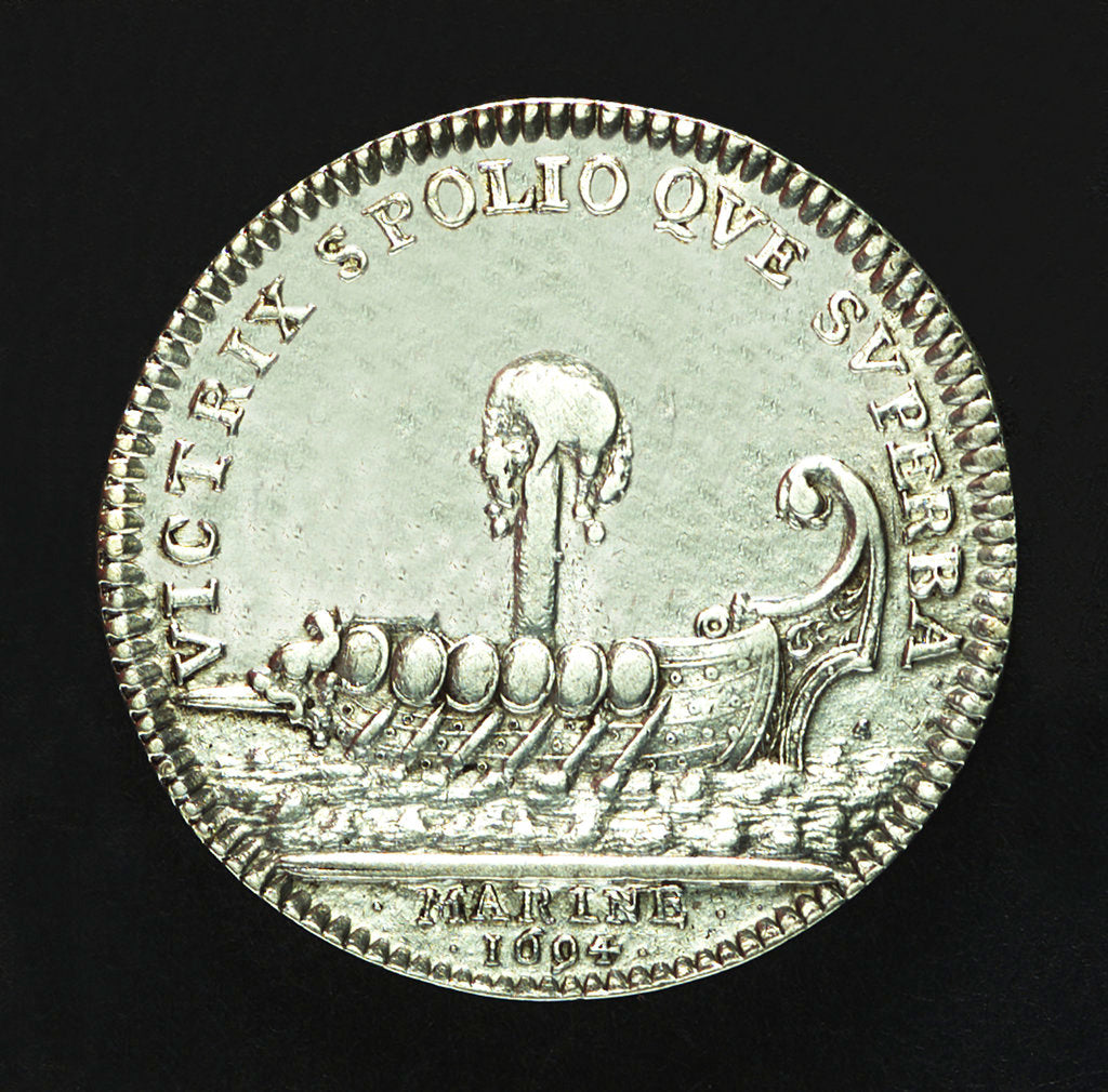 Detail of Counter commemorating success in Spain; reverse by unknown