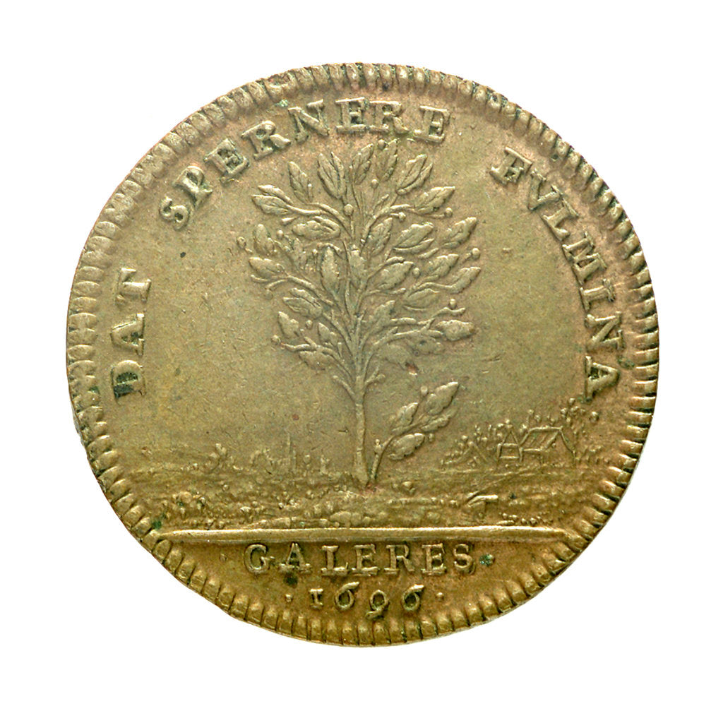 Detail of Counter commemorating success in Spain; reverse by C.