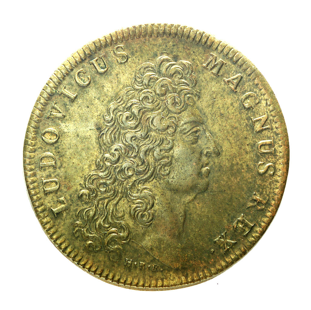 Detail of Counter commemorating the Marquis de Forville at Messina; obverse by H. Roussel