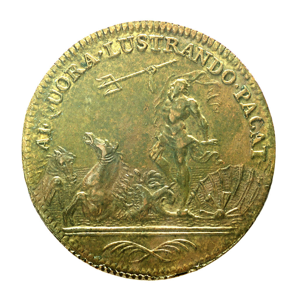 Detail of Counter commemorating the Marquis de Forville at Messina; reverse by H. Roussel