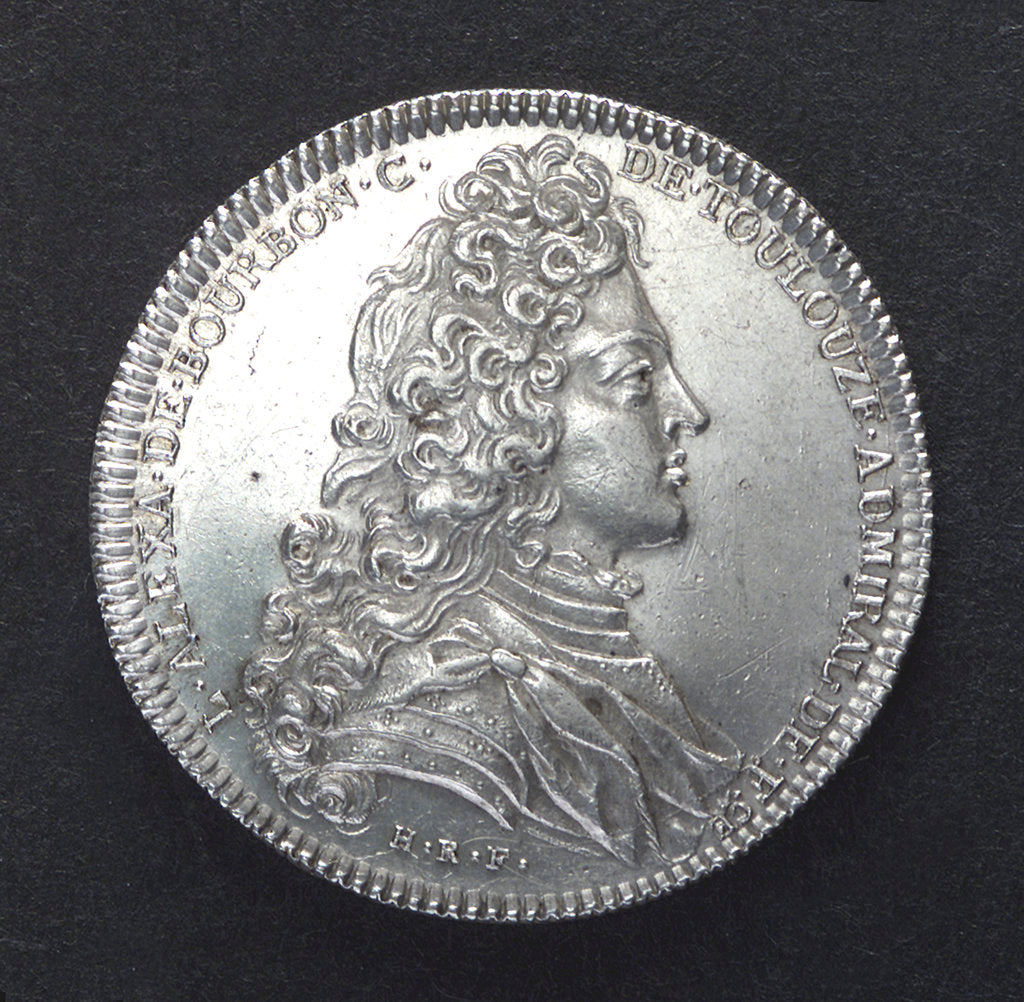 Detail of Counter commemorating the Straits of Gibraltar opened to France; obverse by H. Roussel