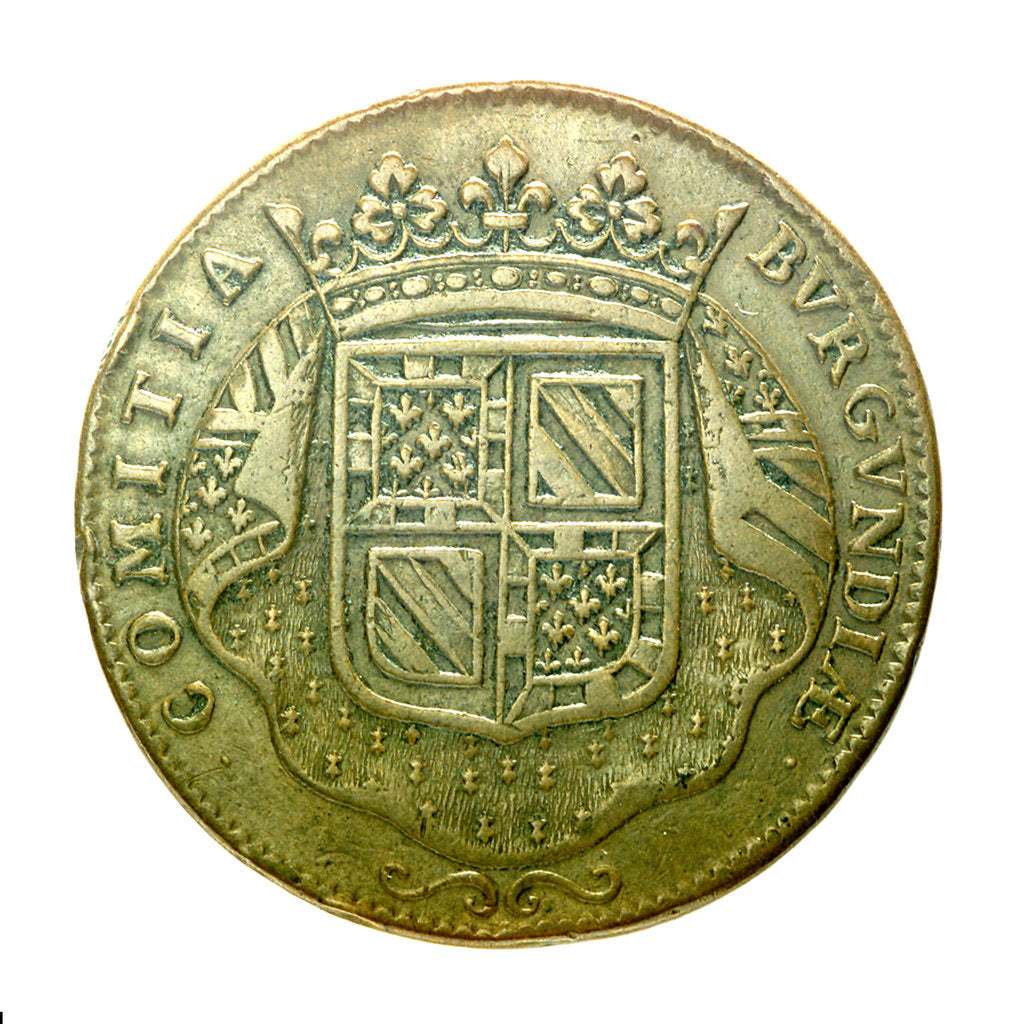 Detail of Commemorative counter of the Province of Burgundy; obverse by unknown