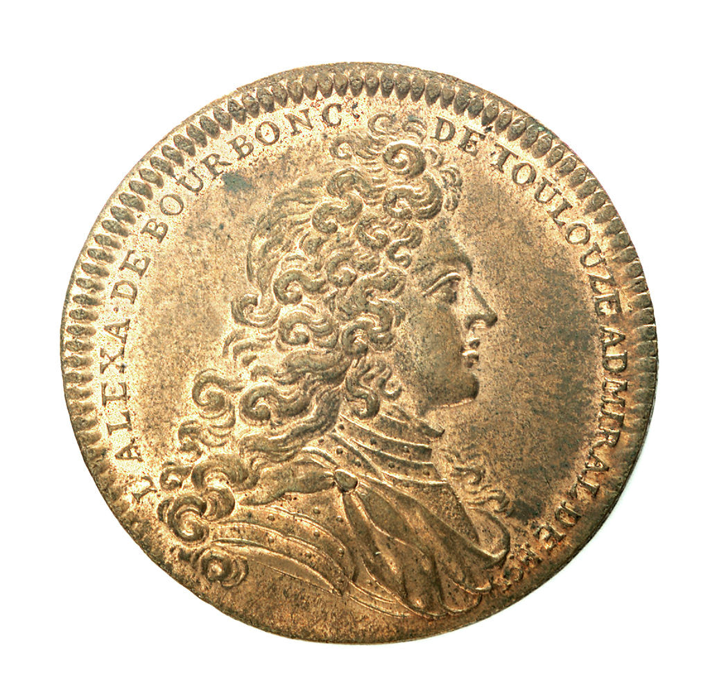 Detail of Counter commemorating internal troubles in England; obverse by unknown