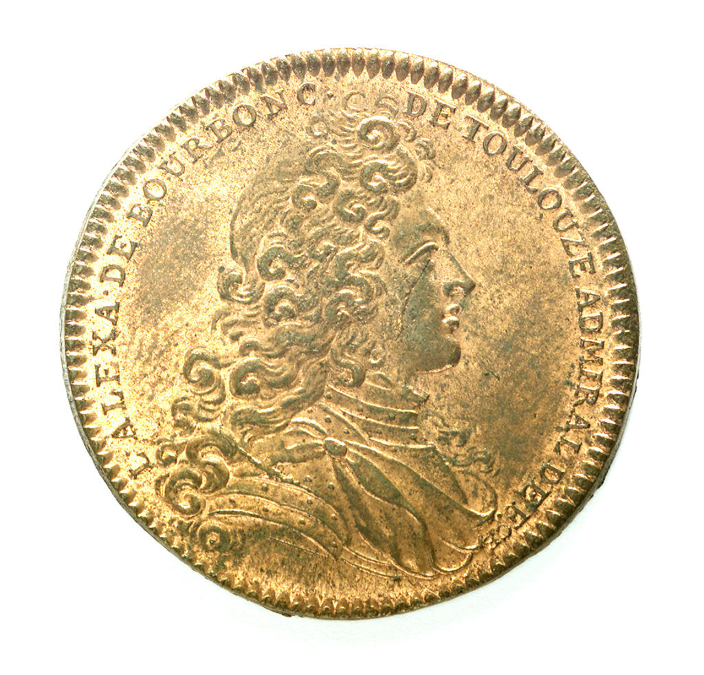Detail of Counter commemorating the Peace of Utrecht, 1713; obverse by unknown