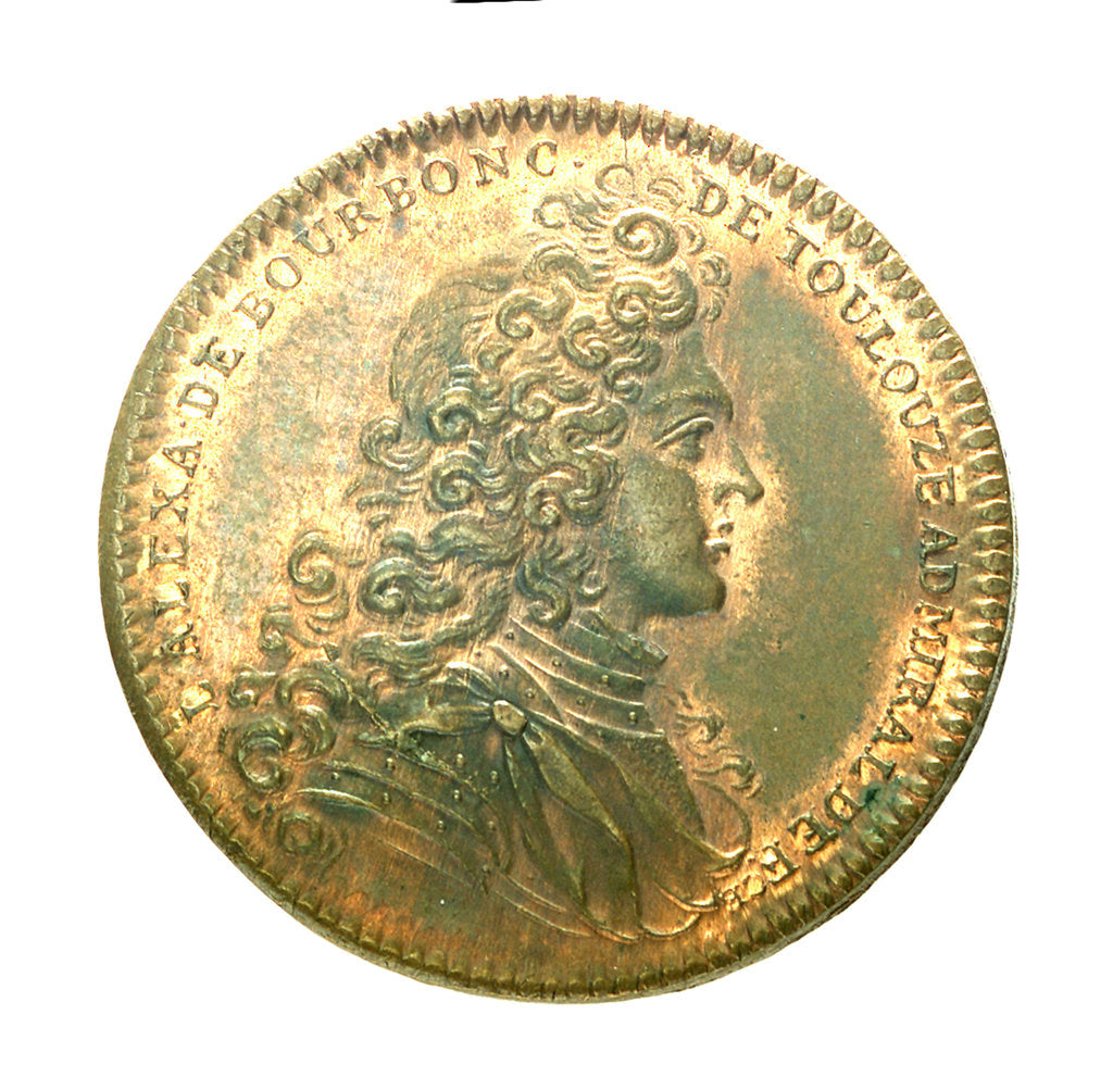 Detail of Counter commemorating the Peace of Utrecht, 1713; obverse by unknown